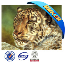 Image animée 3D en matériau naturel de tigre